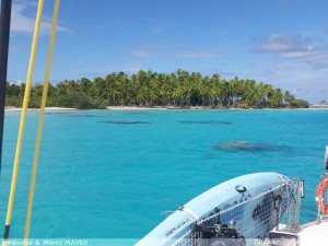 Catamaran in Fakarava - Tuamotu