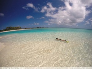 Catamaran in Fakarava - Tuamotu